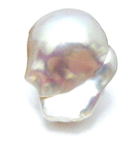 White Small Metallic  Fireball Pearl